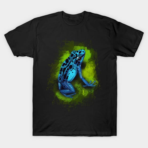 Poison dart frog T-Shirt by Chillateez 